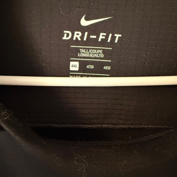 Men's Nike Pro Pullover Tech Hoodie - 4XLT - Black - Picture 2 of 3